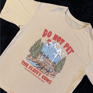 Beige Graphic T-Shirt - SHEIN